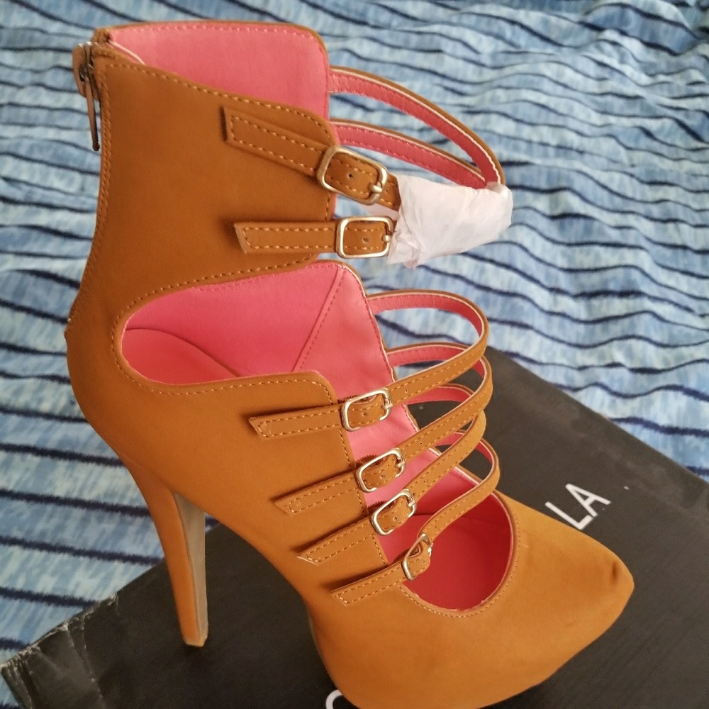 New closed toe high heels